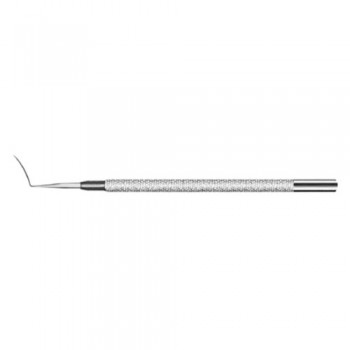 Corneal Dissector Angled - Curved Blade Stainless Steel, 12 cm - 4 3/4"
